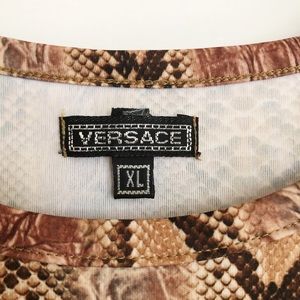 Vintage Versace Snakeskin mini dress